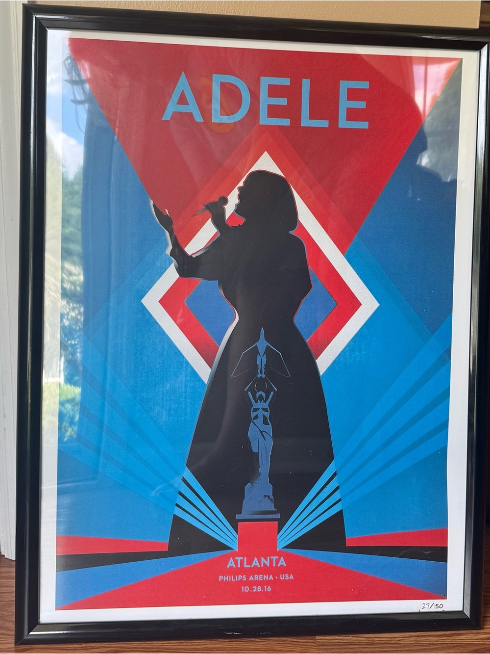 Adele Concert Art Poster - Atlanta 2016